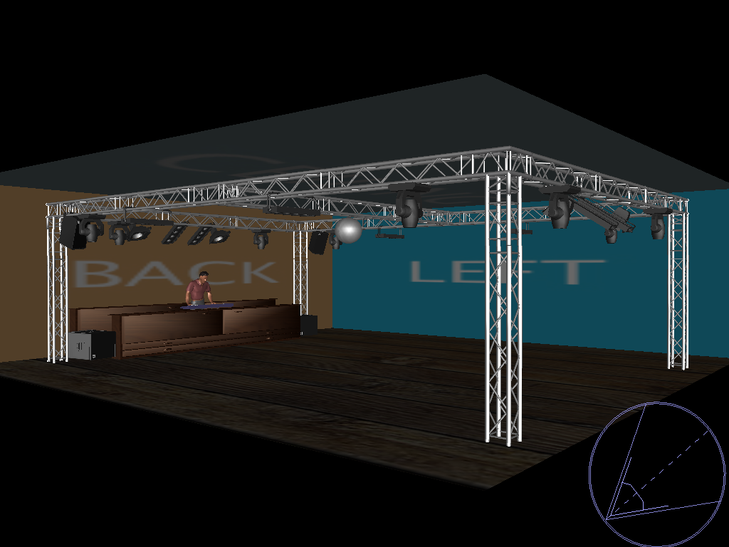 3D-Vorschau-Tanzflaeche